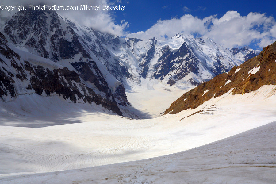Arctic, Glacier, Ice, Mountain, Outdoors, Snow