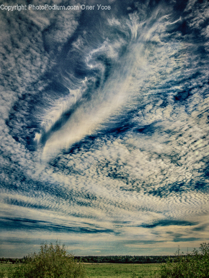 Azure Sky, Cloud, Outdoors, Sky, Field