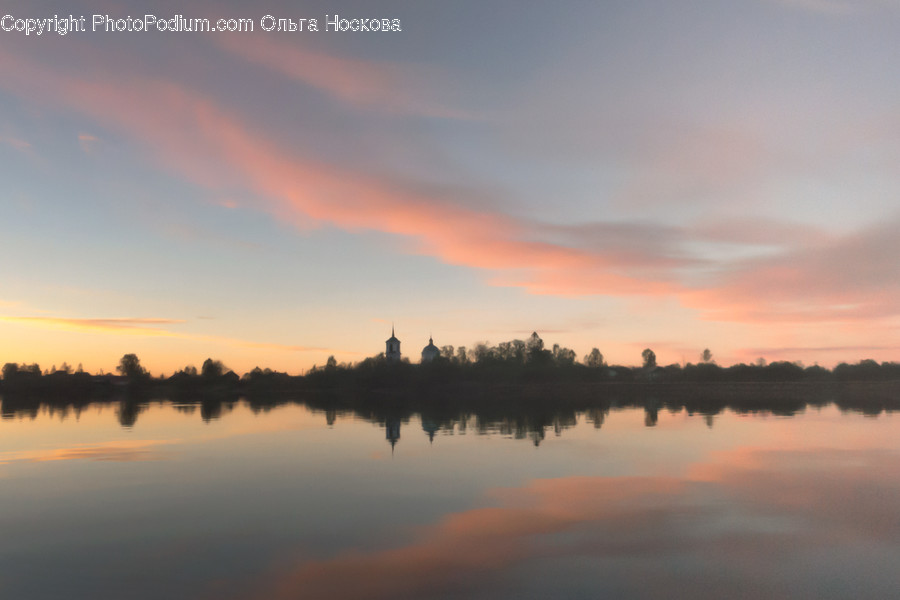 Dawn, Dusk, Red Sky, Sky, Sunrise