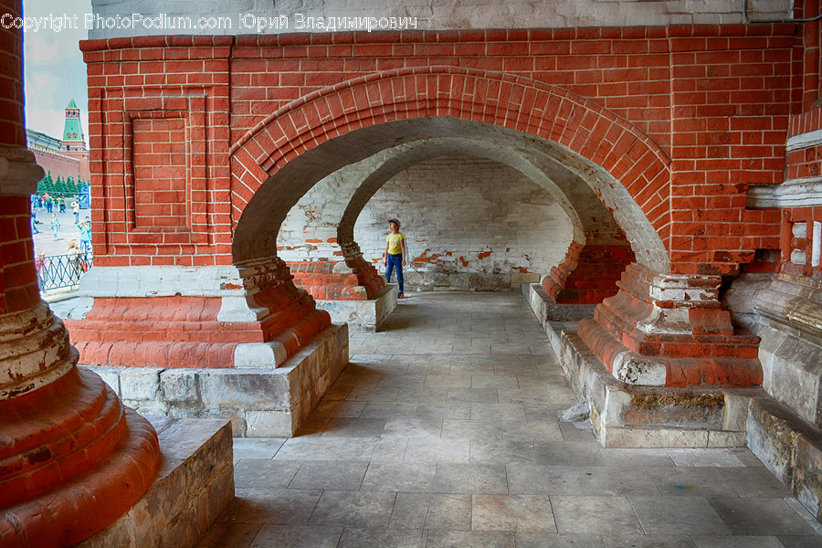 Brick, Pavement, Castle, Fort, Hearth