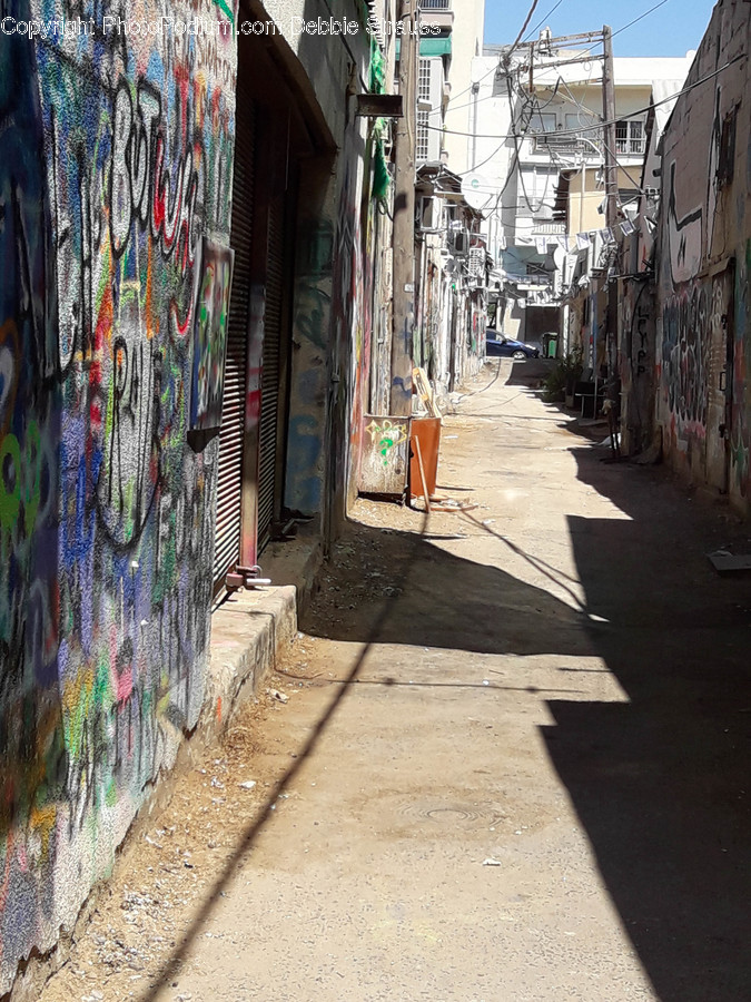 Alley, Alleyway, Road, Street, Town