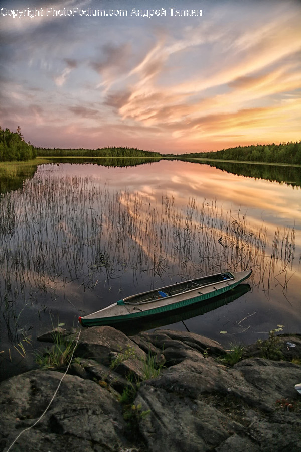 Boat, Canoe, Rowboat, Basin, Outdoors