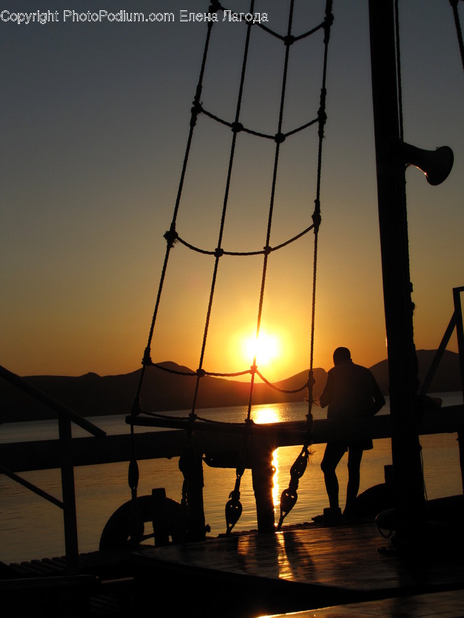 People, Person, Human, Silhouette, Dusk