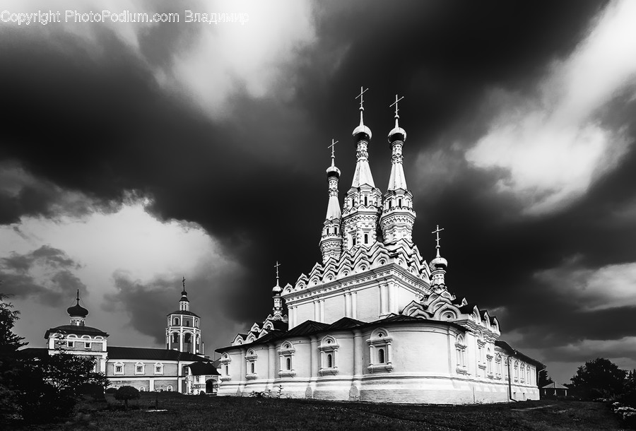 Outdoors, Storm, Weather, Architecture, Spire