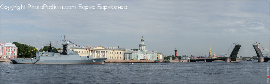 Cruise Ship, Ferry, Freighter, Ship, Tanker