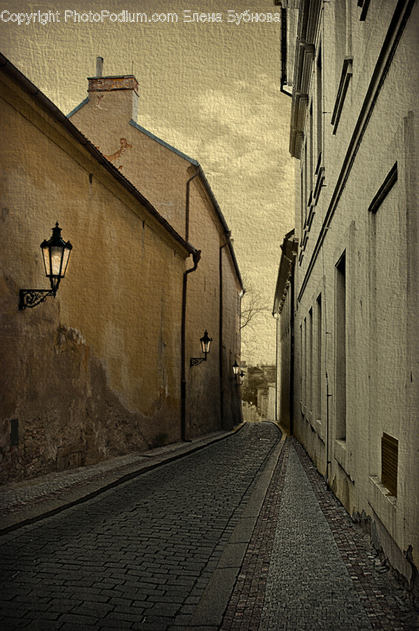 Cobblestone, Pavement, Walkway, Alley, Alleyway