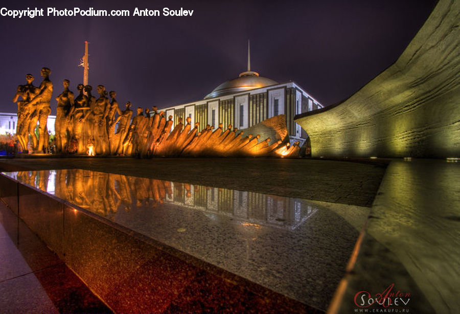 Fountain, Water, Parliament, Architecture, Convention Center, Light, Chocolate