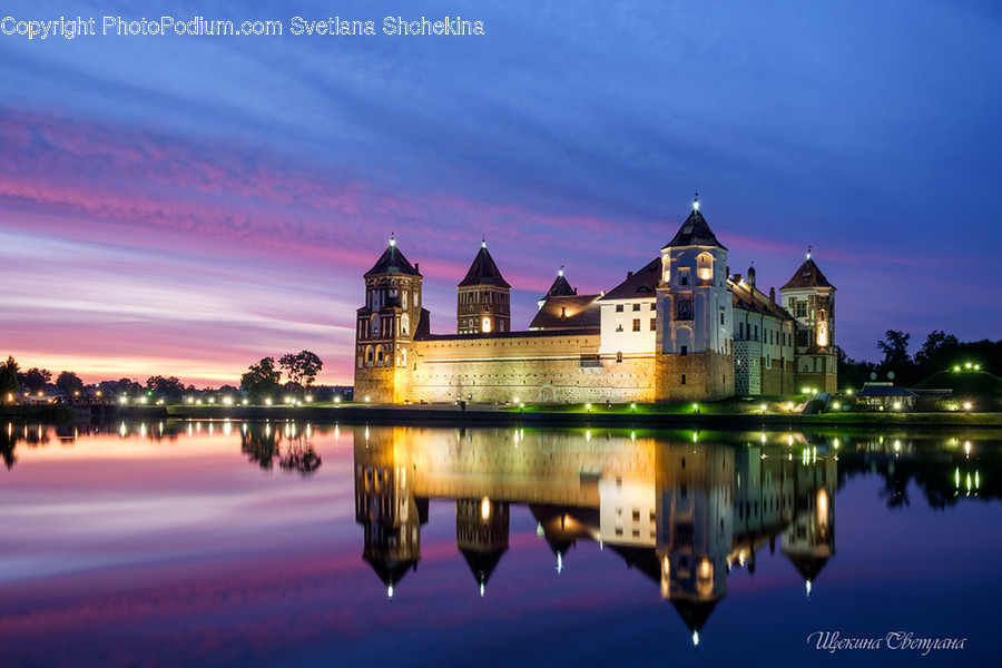Architecture, Castle, Fort, Dawn, Dusk
