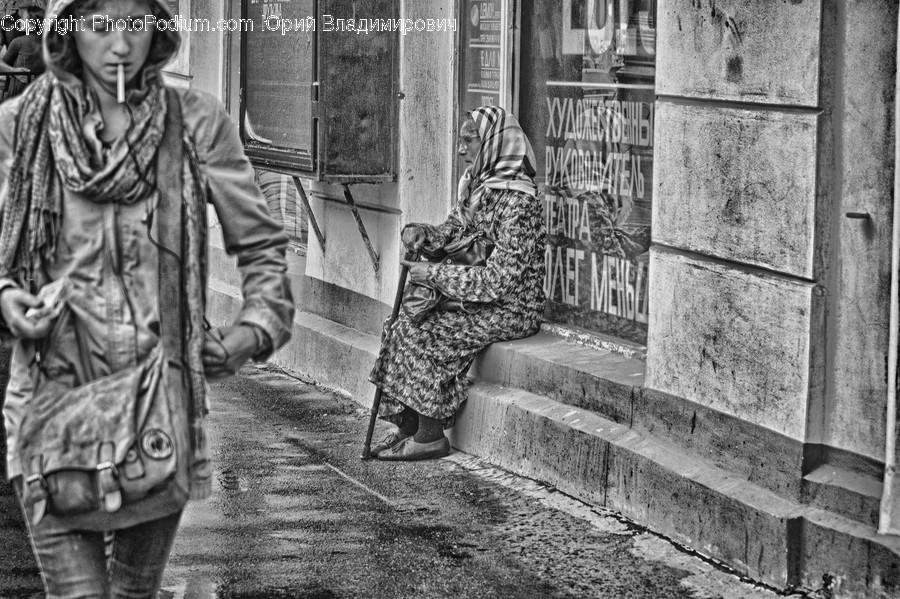 Human, People, Person, Alley, Alleyway