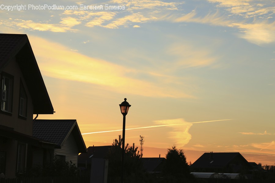 Building, Cottage, Housing, Dusk, Outdoors