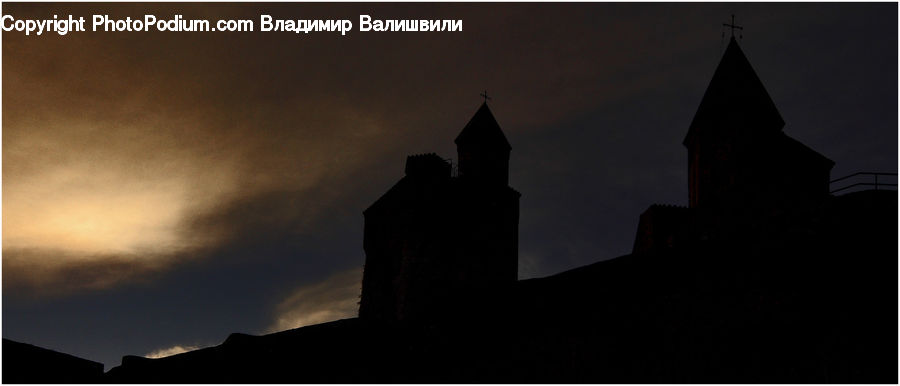 Architecture, Bell Tower, Clock Tower, Tower, Silhouette, Spire, Steeple
