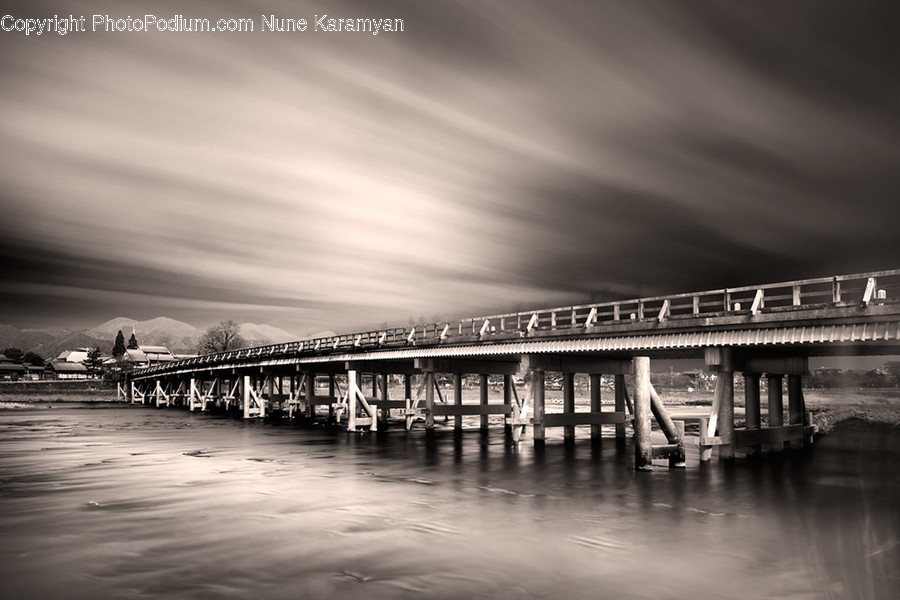 Dock, Pier, Column, Pillar, Boardwalk