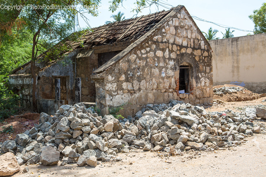 Rubble, Tomb, Brick, Ruins, Rock
