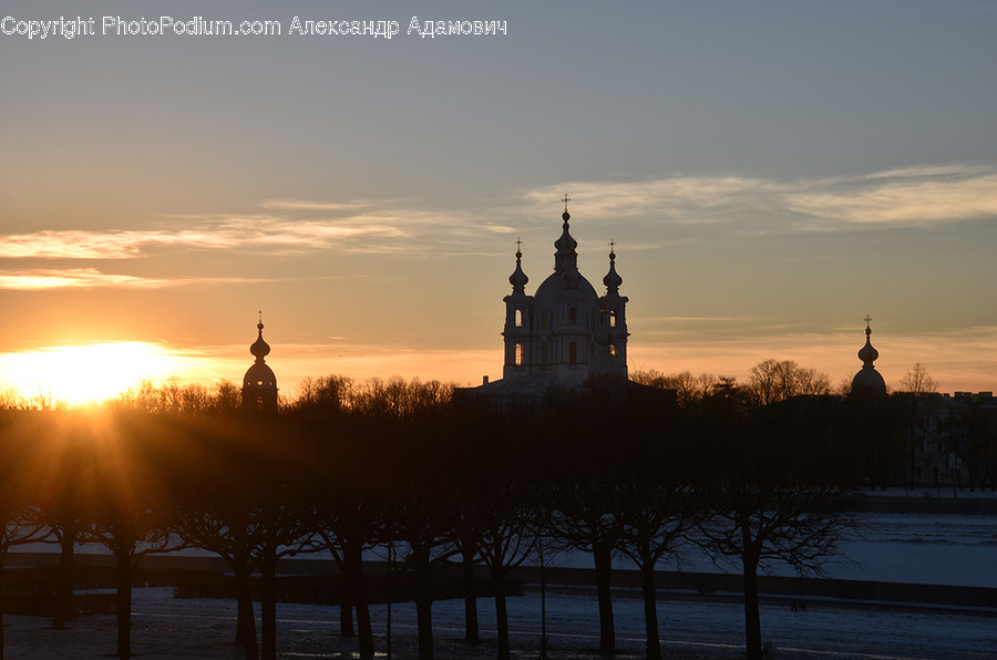 Architecture, Church, Worship, Dawn, Dusk