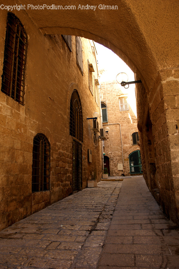 Alley, Alleyway, Road, Street, Town