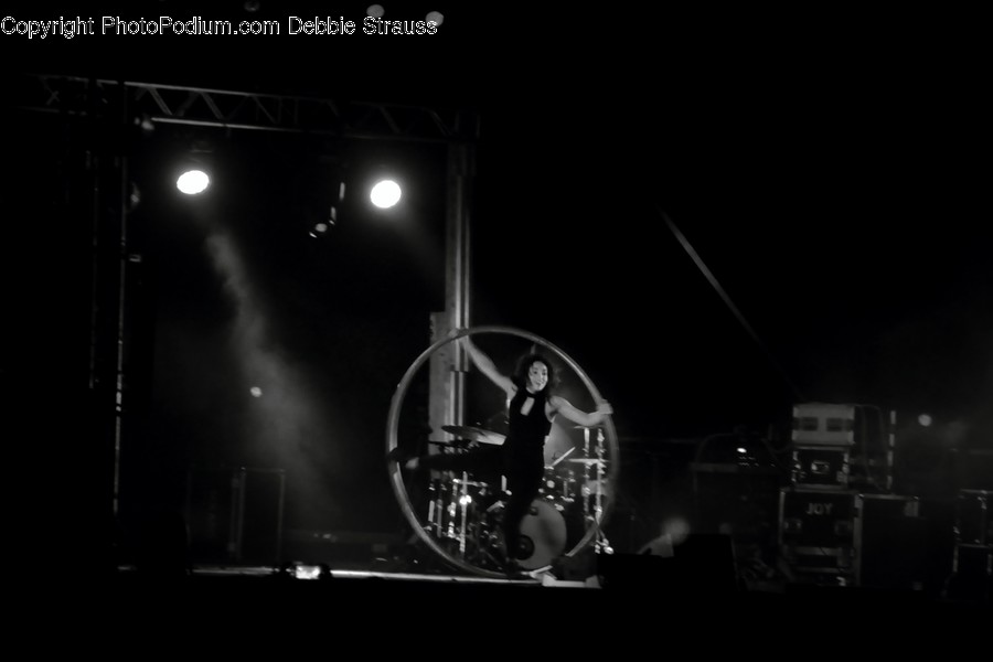 Motor, Motorcycle, Vehicle, Performer, Person