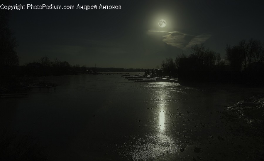 Night, Outdoors, Astronomy, Moon, Space