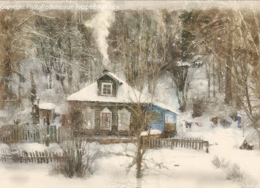 Blizzard, Outdoors, Snow, Weather, Winter