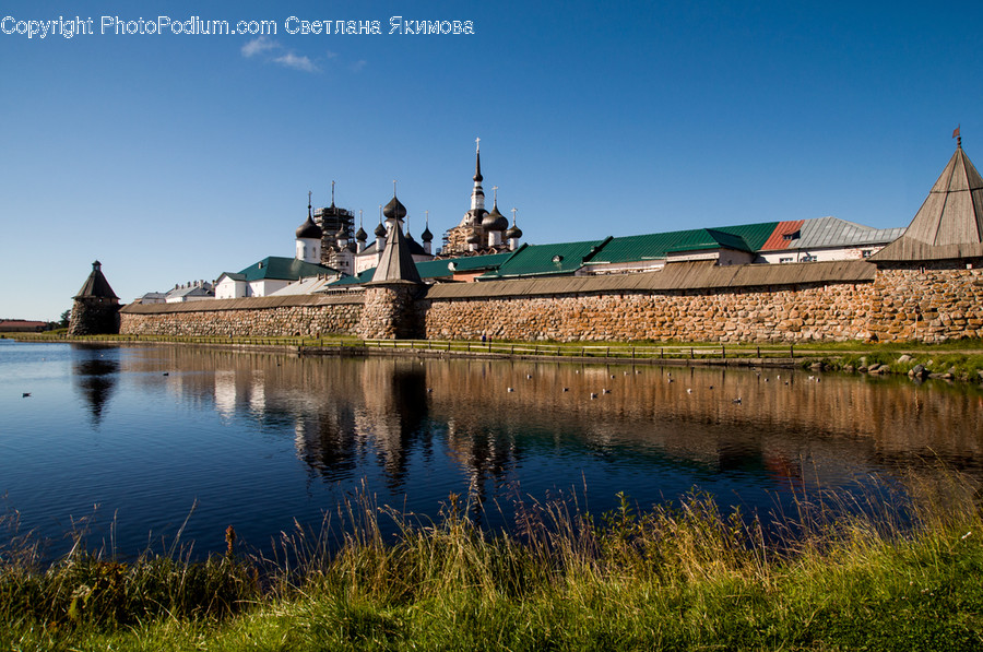 Architecture, Castle, Fort, Ditch, Moat