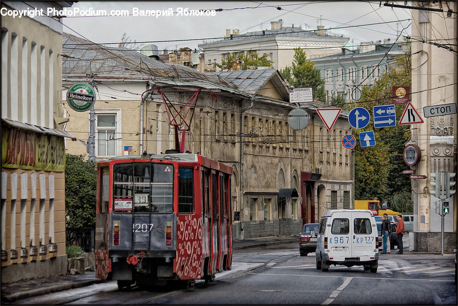 Car, Van, Cable Car, Streetcar, Trolley, Vehicle, Train