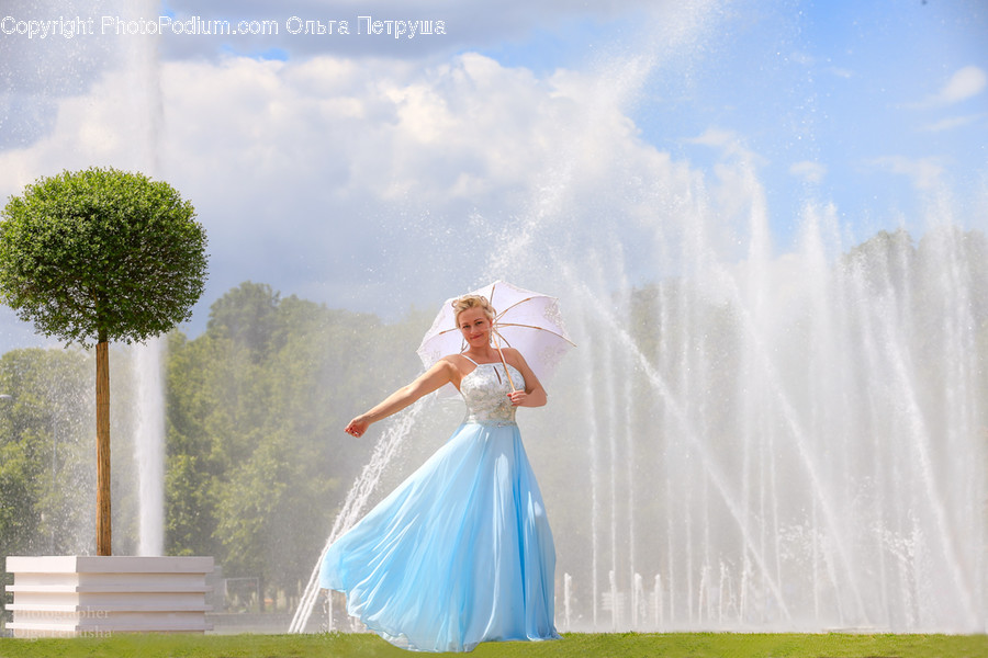 People, Person, Human, Fountain, Water