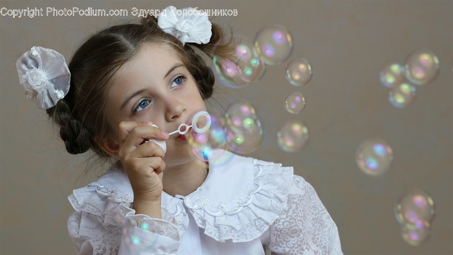 Bubble, People, Person, Human, Headband