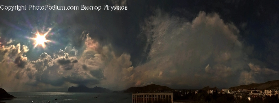 Azure Sky, Cloud, Outdoors, Sky, Cumulus