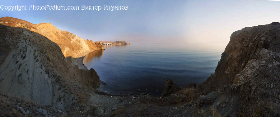 Cliff, Outdoors, Promontory, Coast, Sea