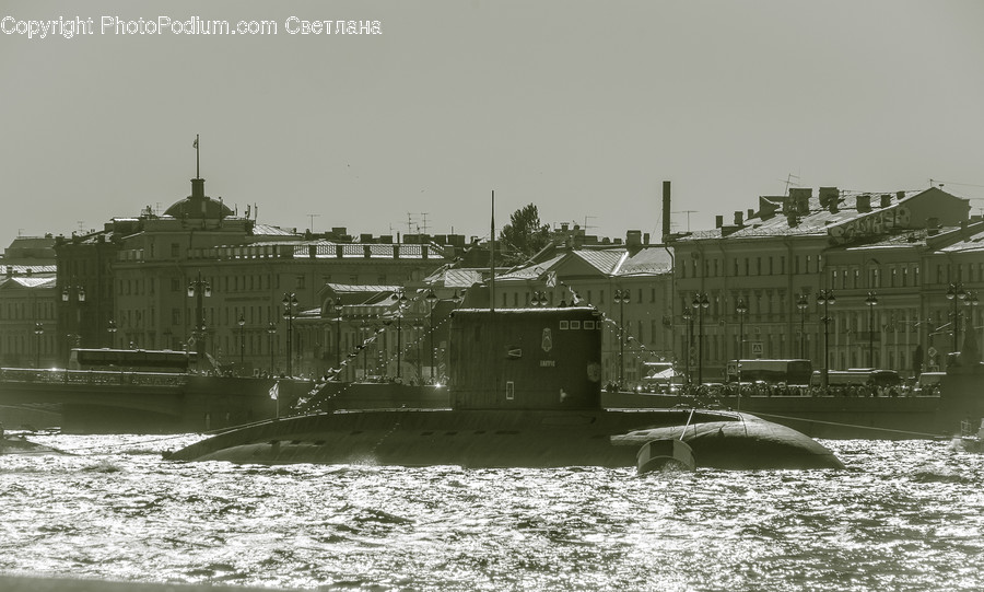 Submarine, Boat, Watercraft, Water, Cruise Ship