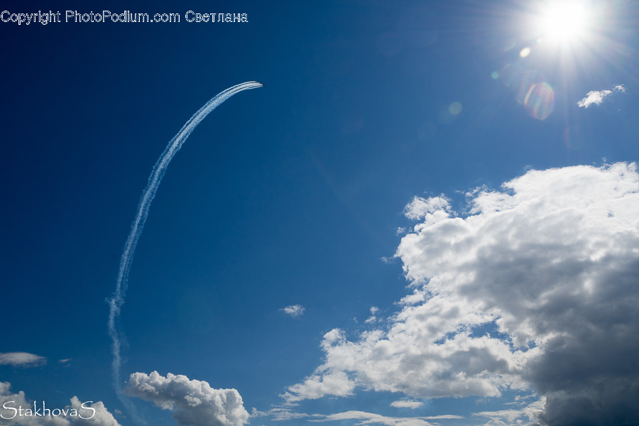 Azure Sky, Cloud, Outdoors, Sky, Cumulus