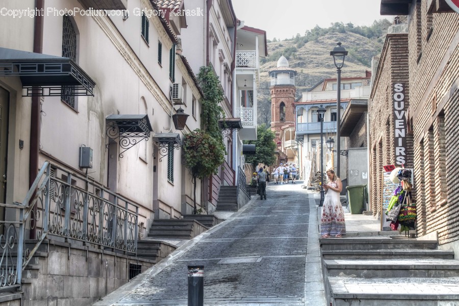 Alley, Alleyway, Road, Street, Town