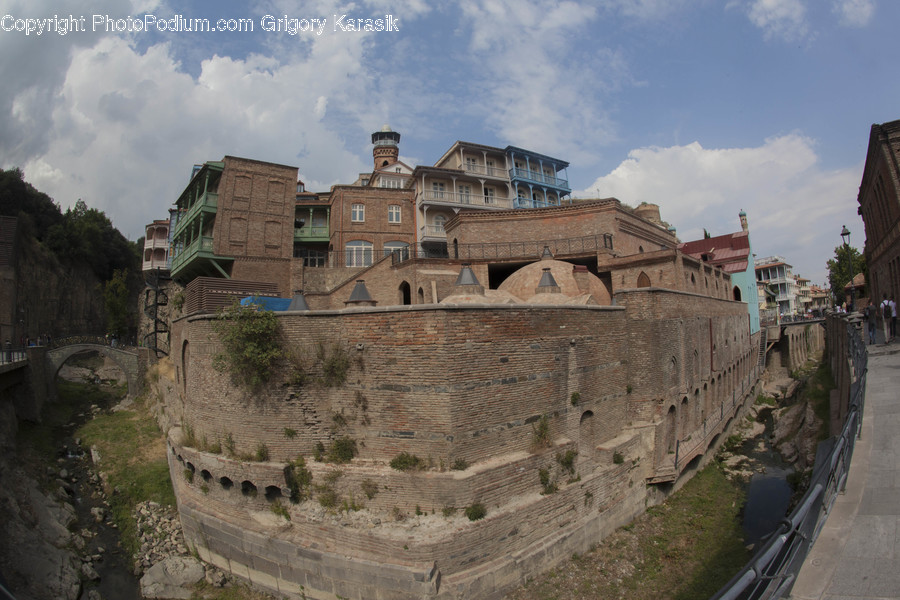 Castle, Fort, Architecture, Arch, Alley