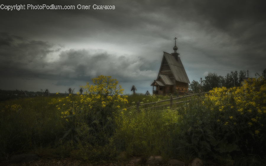 Architecture, Church, Worship, Countryside, Outdoors
