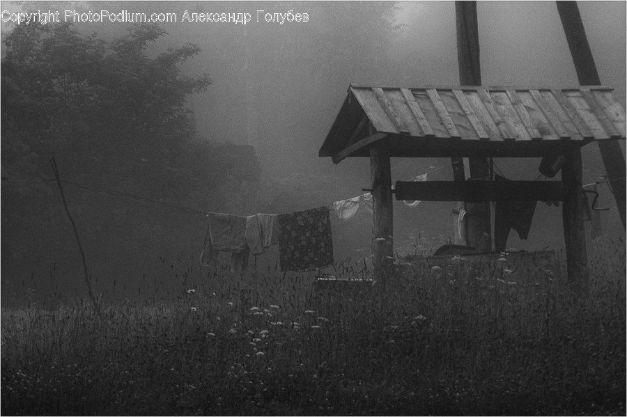 Fog, Pollution, Smog, Smoke, Bench