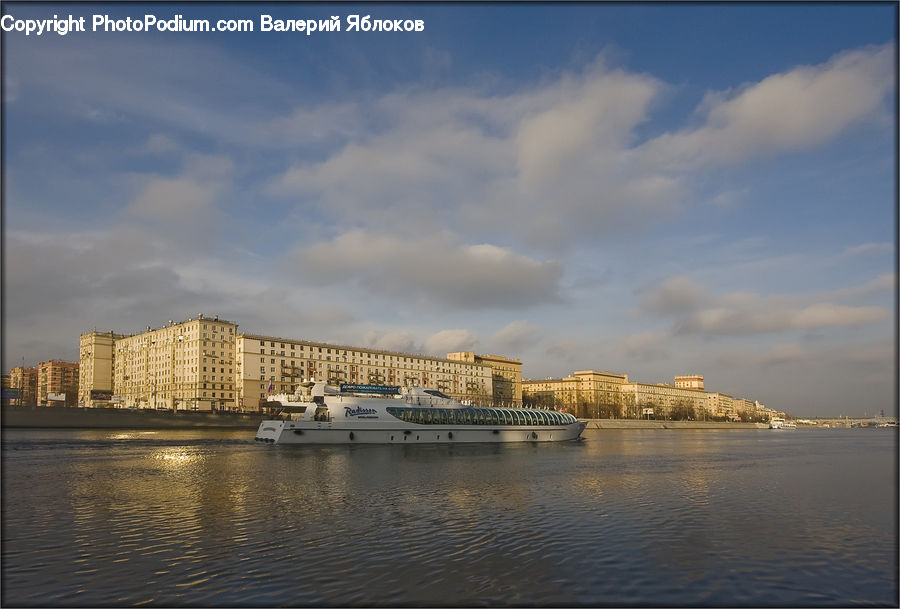 Cruise Ship, Ferry, Freighter, Ship, Tanker, Vessel, Building