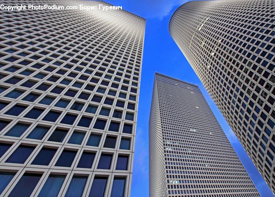Architecture, City, Downtown, High Rise, Skyscraper, Window, Building