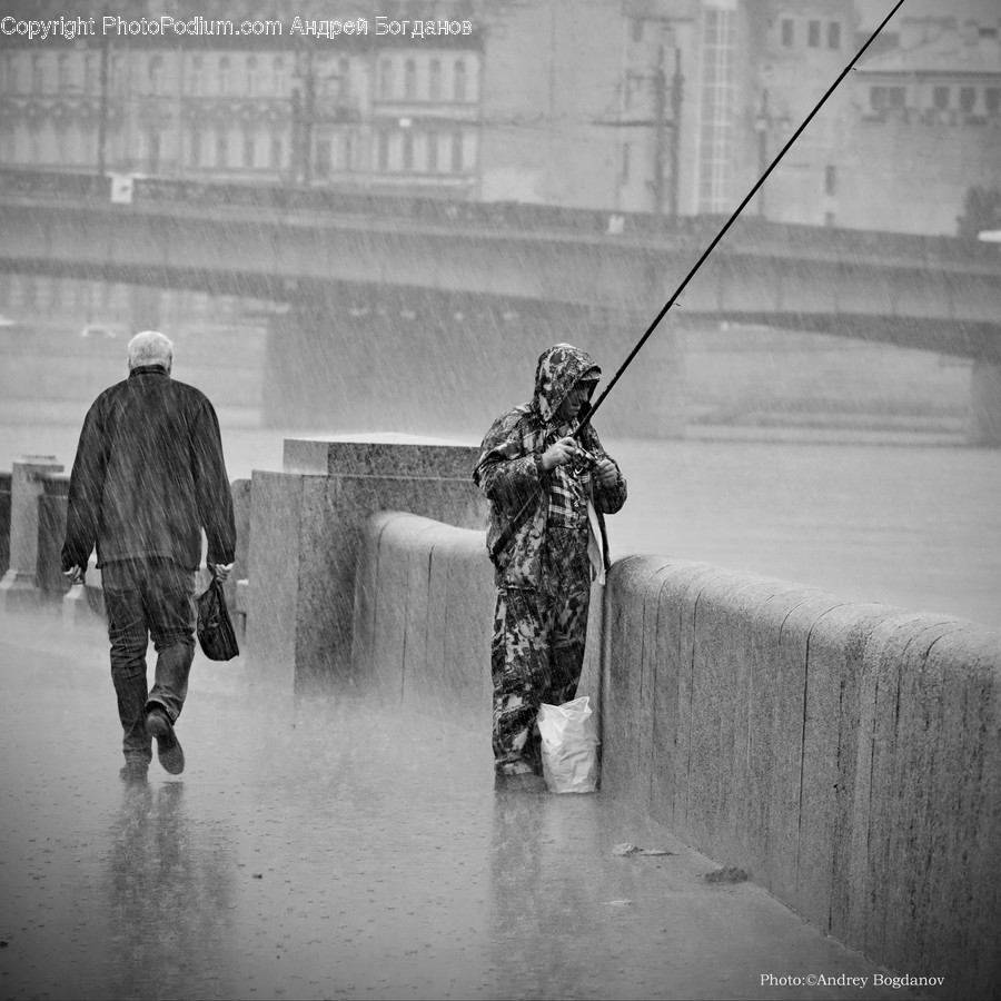 Human, People, Person, Fishing, Cloak