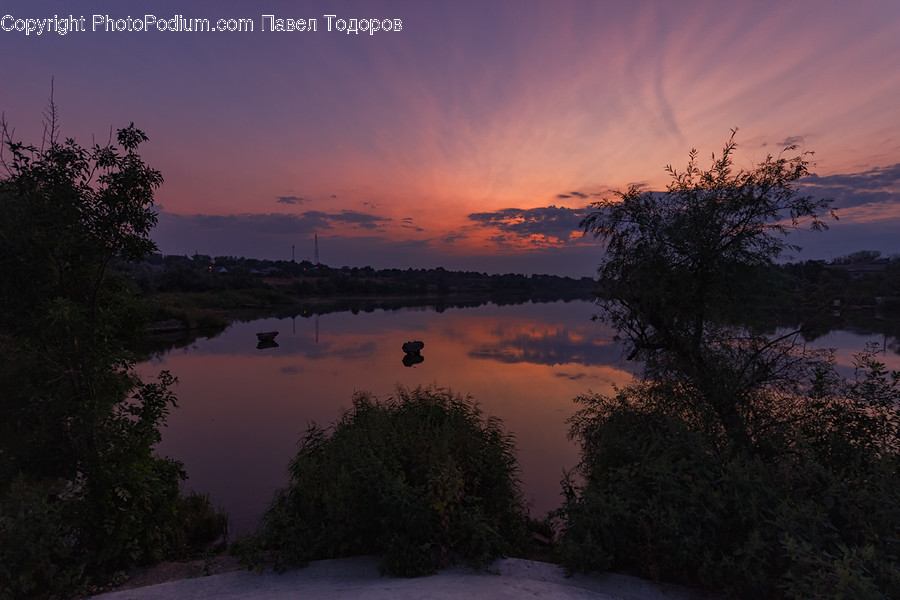 Dawn, Dusk, Red Sky, Sky, Sunrise
