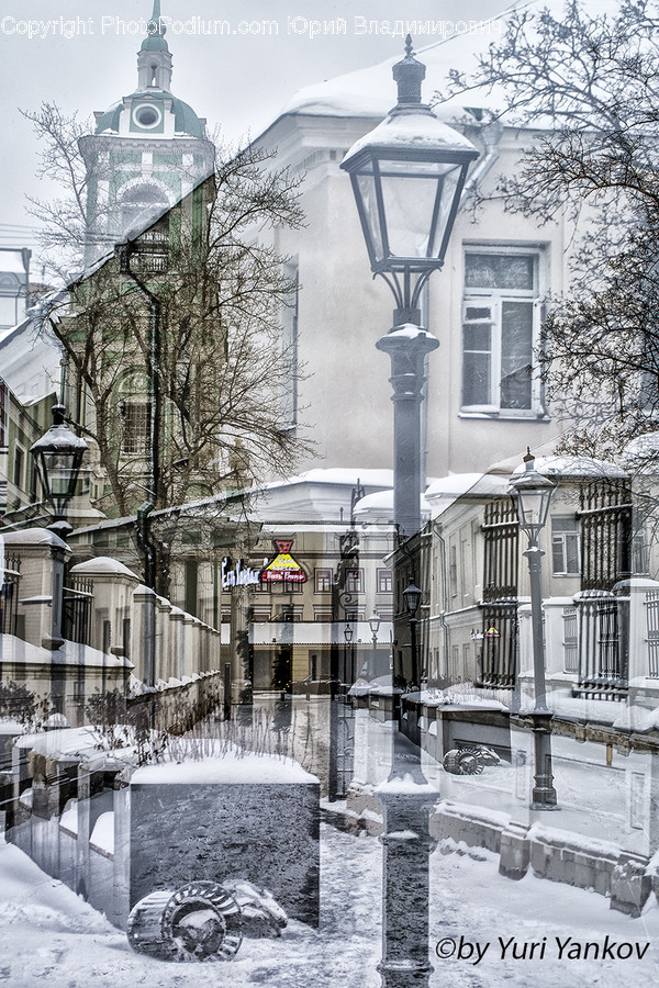 Ice, Outdoors, Snow, Architecture, Cathedral