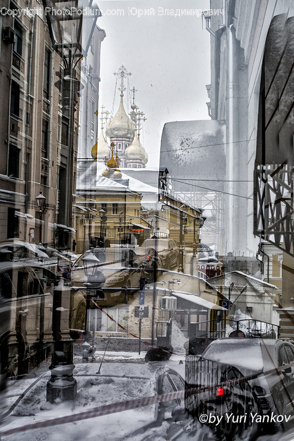 City, Downtown, Rubble, Alley, Alleyway