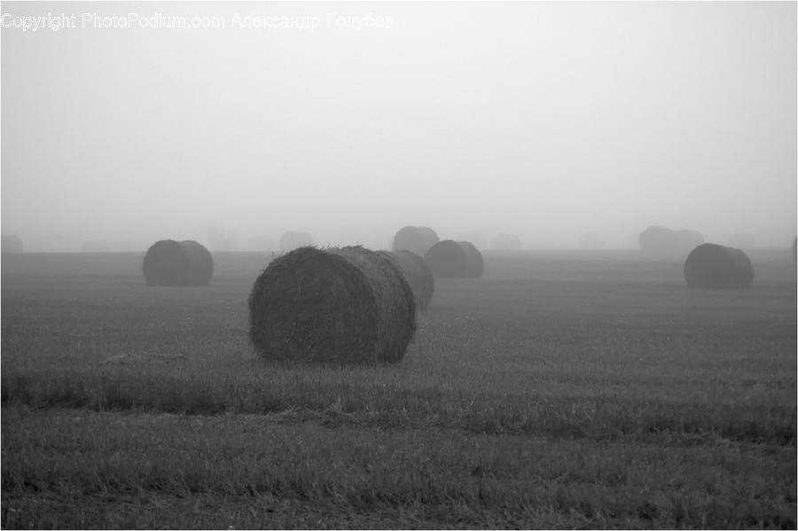 Countryside, Hay, Straw, Field, Outdoors