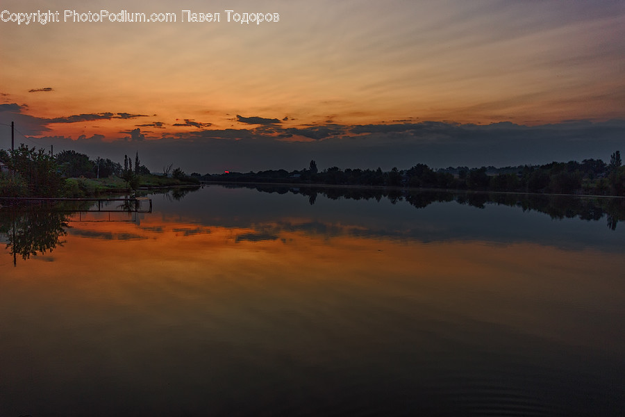 Dawn, Dusk, Red Sky, Sky, Sunrise