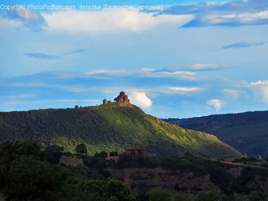 Countryside, Hill, Outdoors, Crest, Mountain