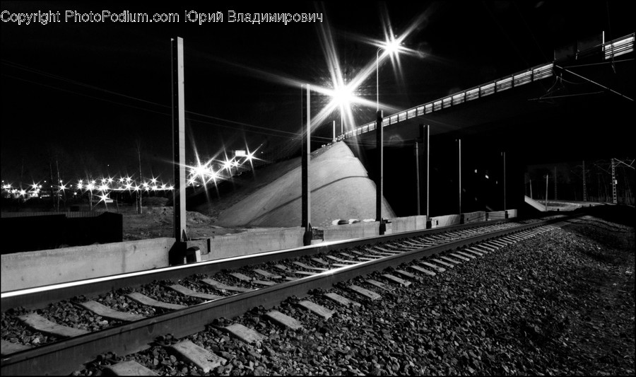 Night, Outdoors, Path, Road, Walkway