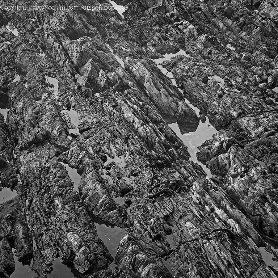 Aerial View, Alps, Crest, Mountain, Peak