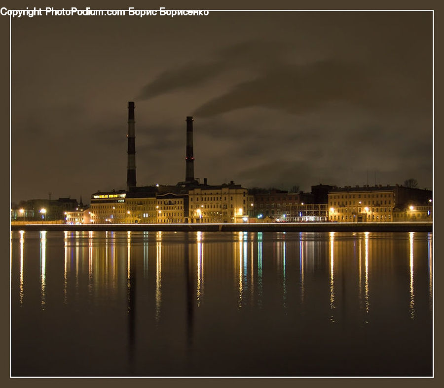 Factory, Refinery, Architecture, Convention Center, City, Downtown, Metropolis