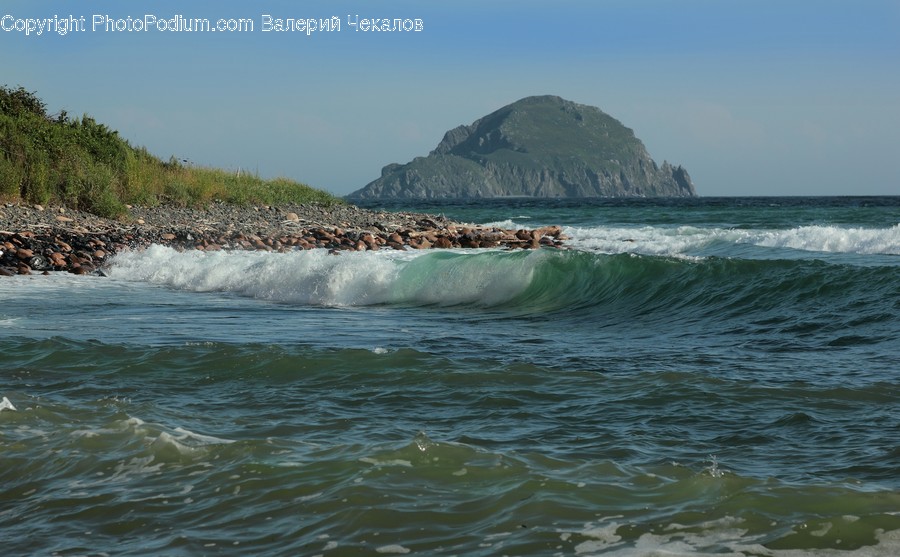 Promontory, Beach, Coast, Outdoors, Sea