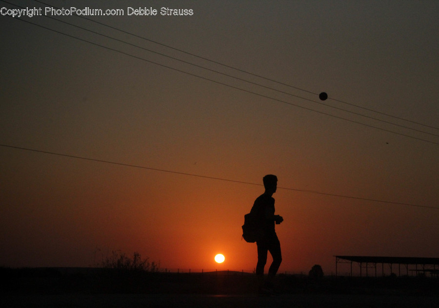 Human, People, Person, Silhouette, Exercise