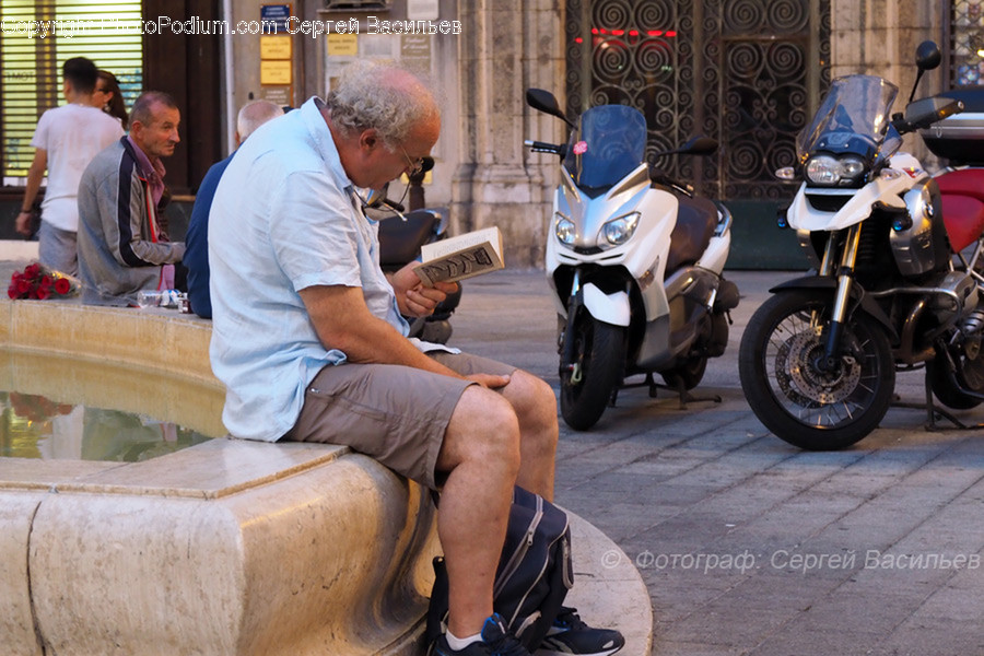 Motor, Motorcycle, Vehicle, People, Person