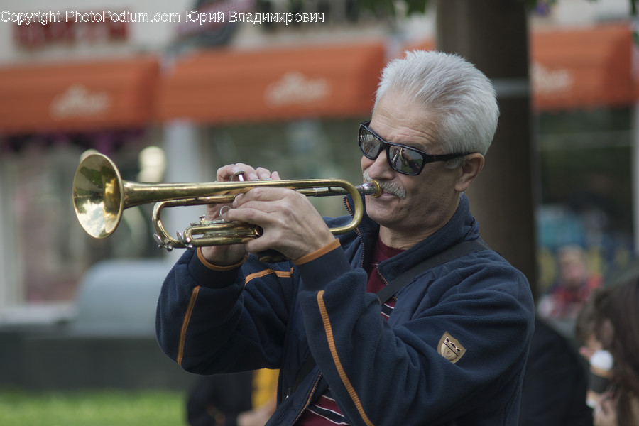People, Person, Human, Brass Section, Horn